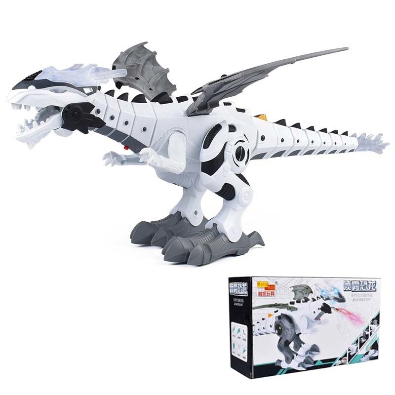 Intelligent Robot Toy Dinosaur Kids DealSniper.net White