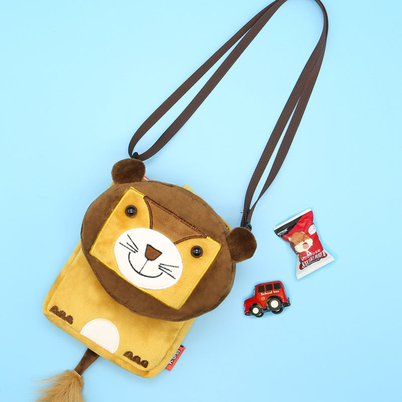 Cute Cartoon Children's Crossbody Bag Kids DealSniper.net Lion