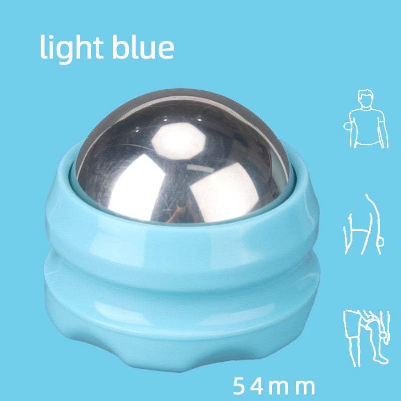 Stainless Steel Ice Applied Cold And Hot Ball Massager Health dealsniper-net 54mm ball light blue base
