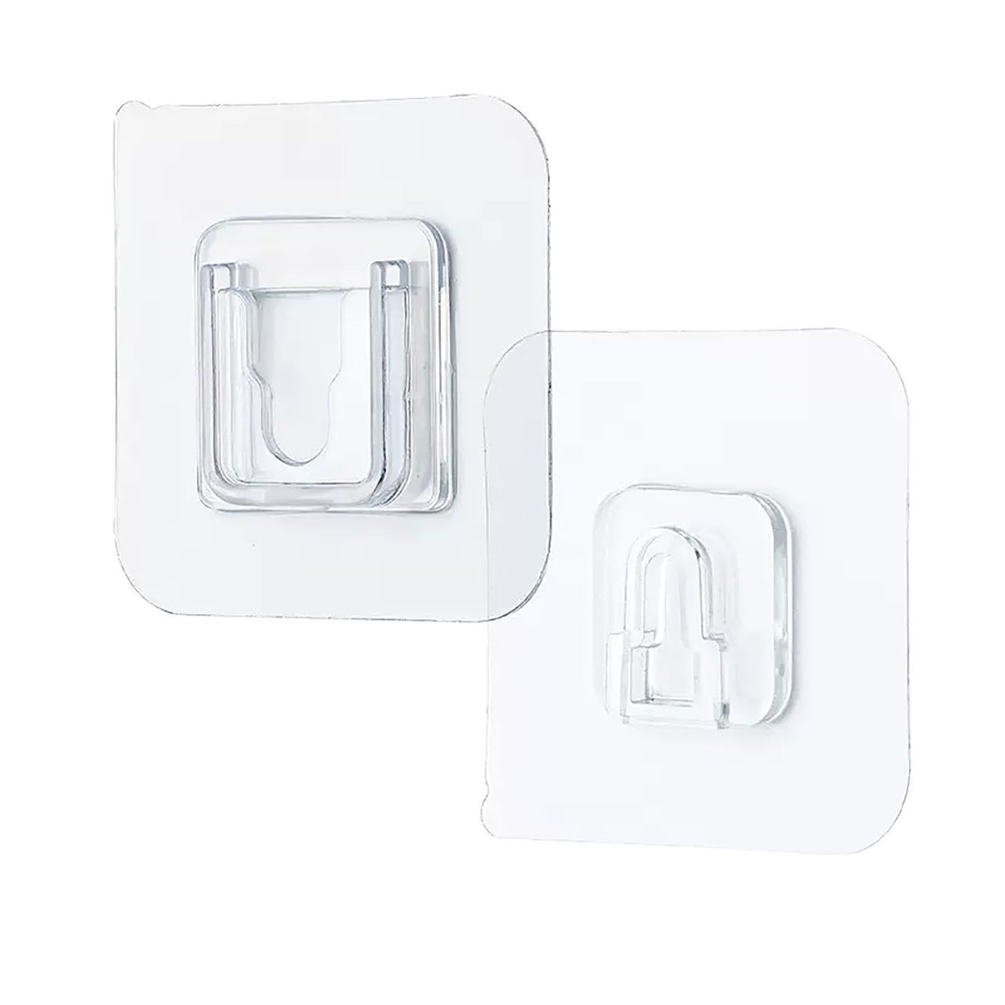 Clear Double Sided Adhesive Wall Hooks Waterproof Kitchen dealsniper-net