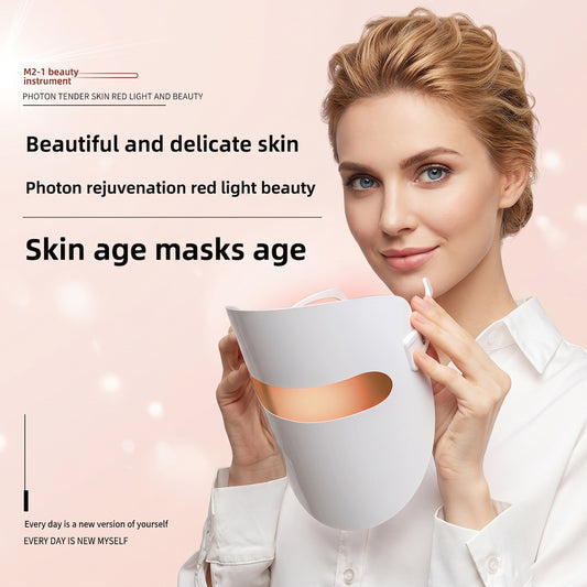 Rechargeable Beauty Mask, 7-Color Photon Skin Rejuvenation Beauty Gym From House