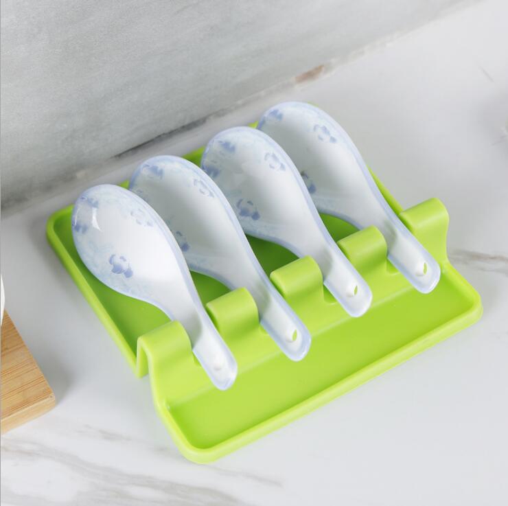Kitchen Silicone Spoon Pad Spatula Mat Kitchen dealsniper-net
