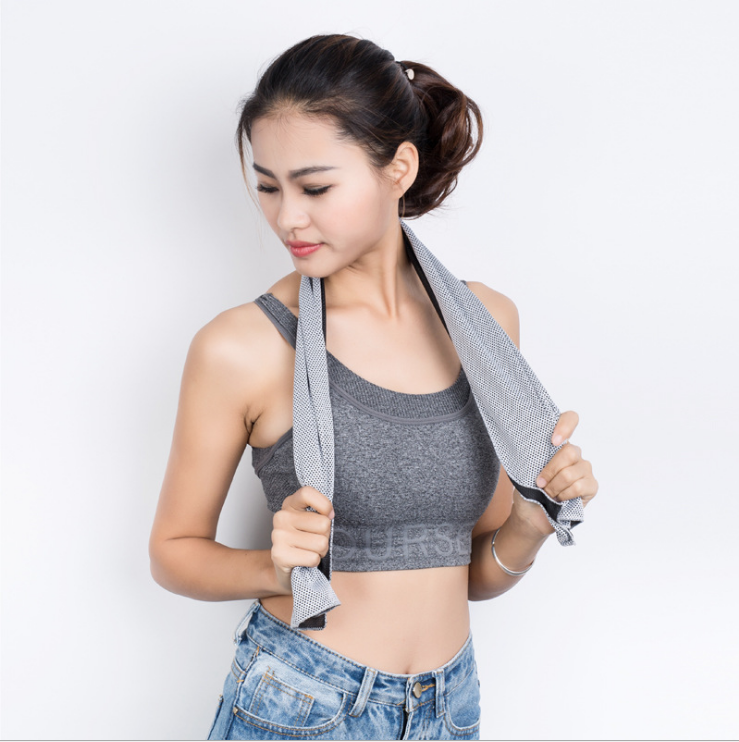 Sports Quick-Drying Cooling Towel Swimming Gym Travel Cycling Sports DealSniper.net Gray