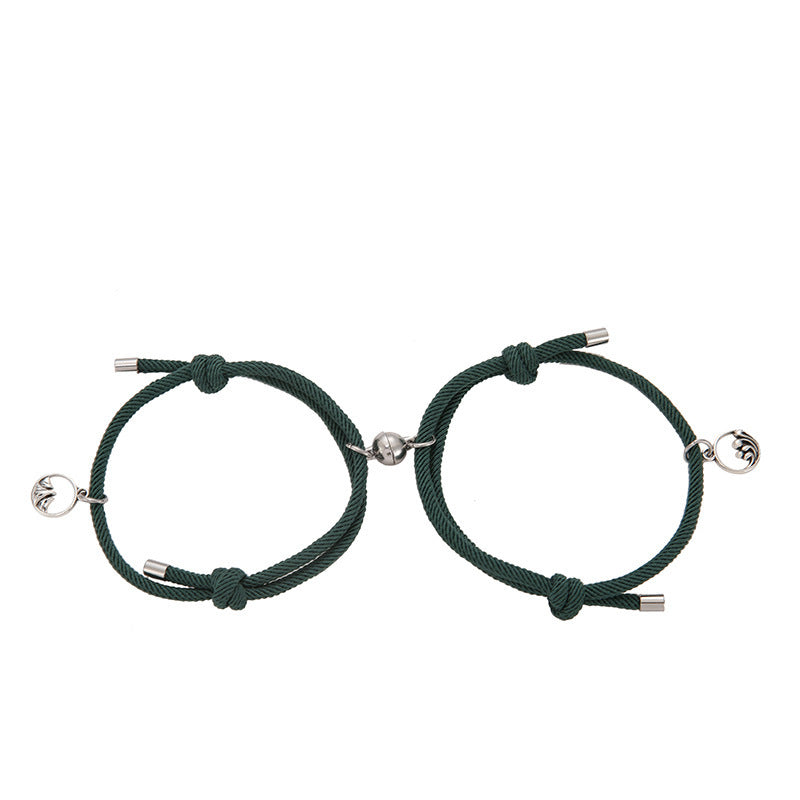 Alloy Eachother Couple Bracelet Jewelry dealsniper-net Green