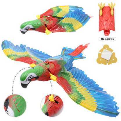 Simulation Bird Cat Interactive Pet Toys Hanging Eagle Flying Pets Gym From House