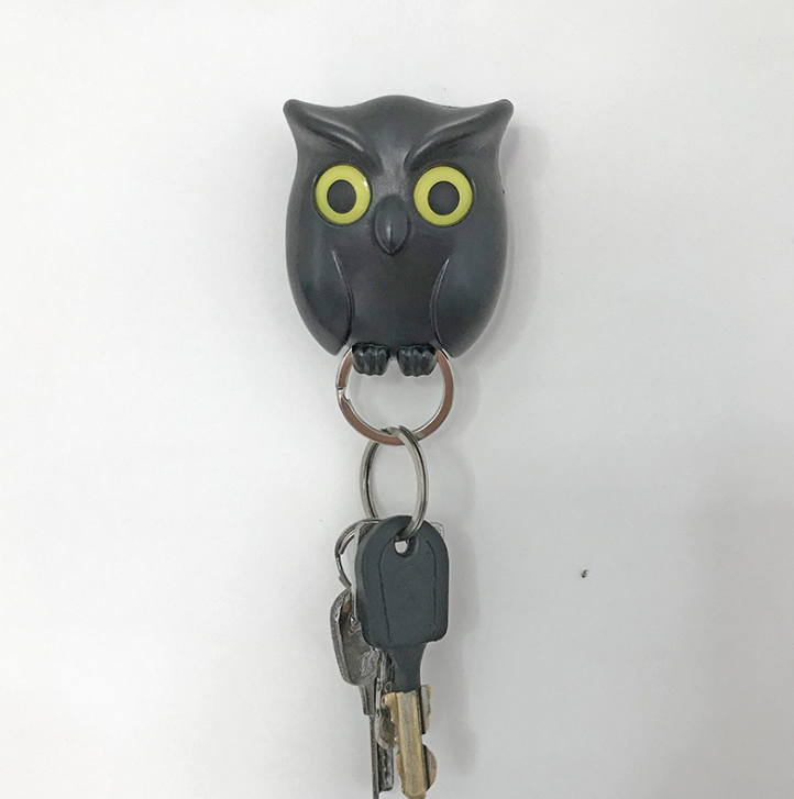 Night Owl Magnetic Wall Key Holder Wall Magnets Keep Keychains Hooks Home dealsniper-net