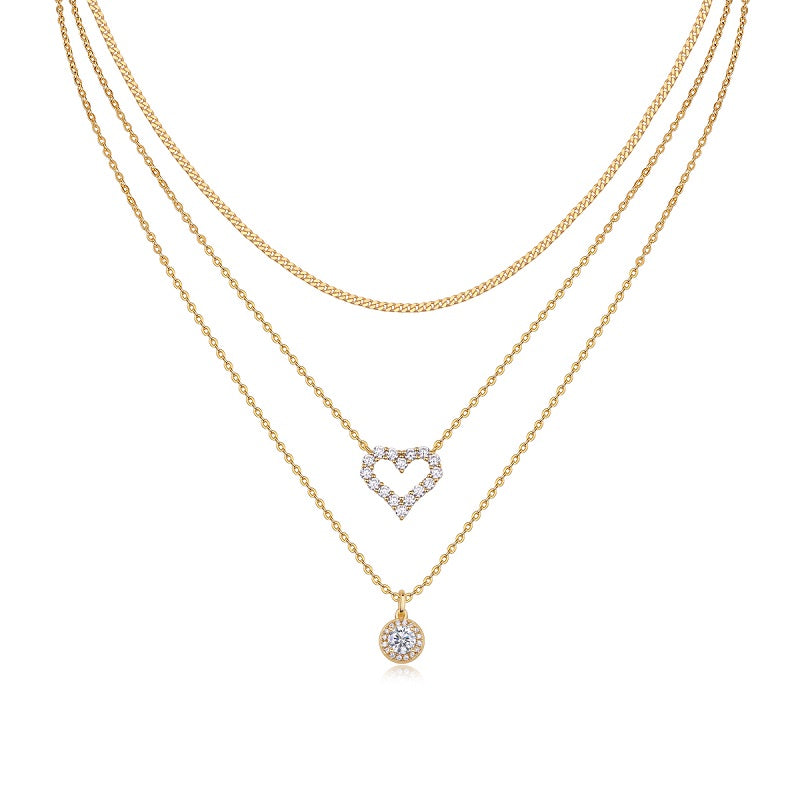 Fashion Minimalist Trend Jewelry Silver Pendant Necklace Jewelry Gym From House