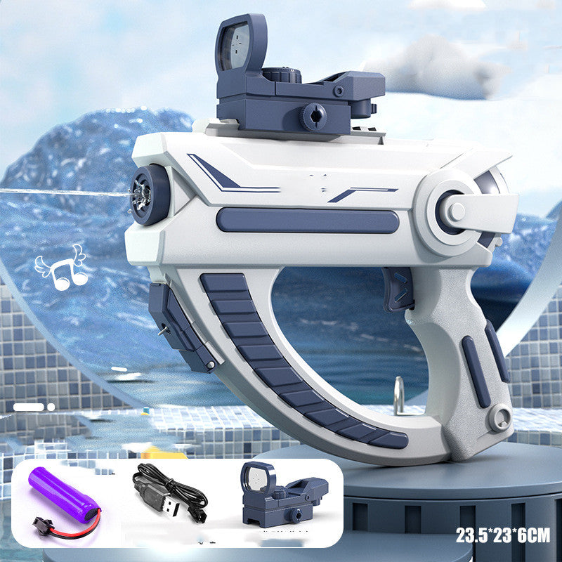Space Water Gun Electric Automatic Toys For Children Kids DealSniper.net A Blue USB