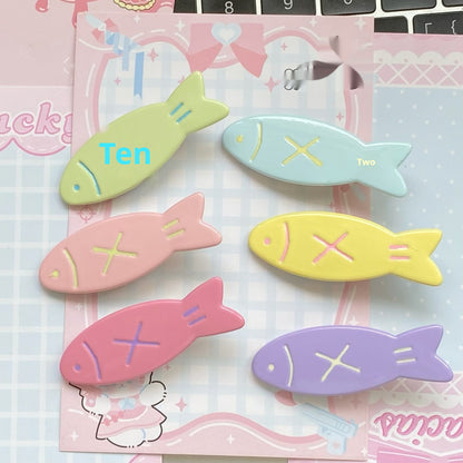 Cute Candy-colored Fish Barrettes Kids DealSniper.net
