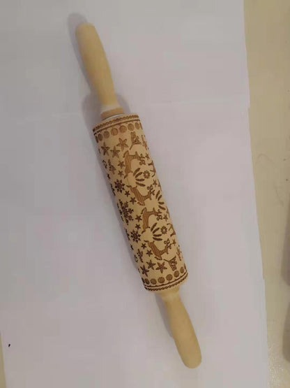 Rolling Pin Christmas Embossing