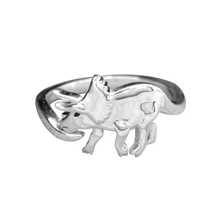 Dinosaur Animal Ring Tyrannosaurus Stegosaurus Open Rings For Women Jewelry Jewelry dealsniper-net 4