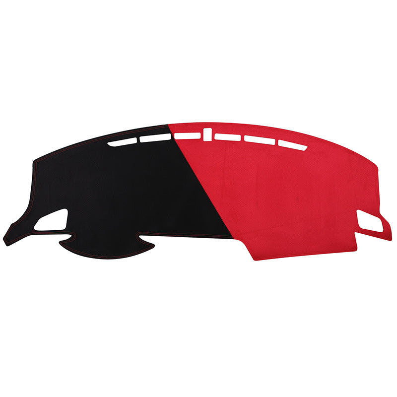 Car Suede Dashboard Cover Center Console Sunshield Retrofitting Vehicle DealSniper.net