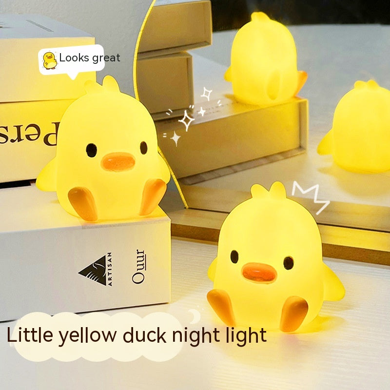 Small Yellow Duck Small Night Lamp Bedside Lamp Home Decor Gym From House