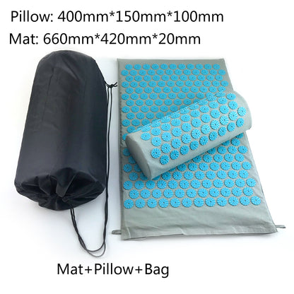 Lotus acupucture mat Sports Gym From House Blue bag One set