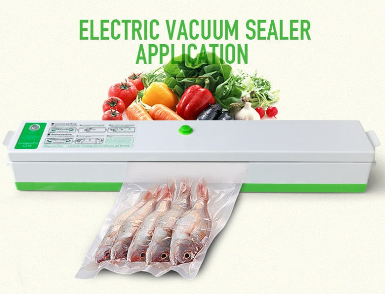 Household Vacuum Sealing Machine Kitchen dealsniper-net Green EU 220V