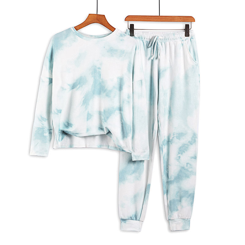 Two Piece Set Tracksuit Women Clothes Women dealsniper-net Sky Blue L