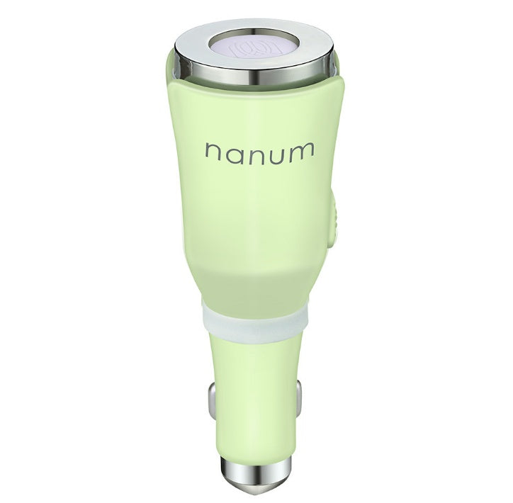 Car Aroma Diffuser with Dual Power USB Car Charger 5-Color Vehicle DealSniper.net Green
