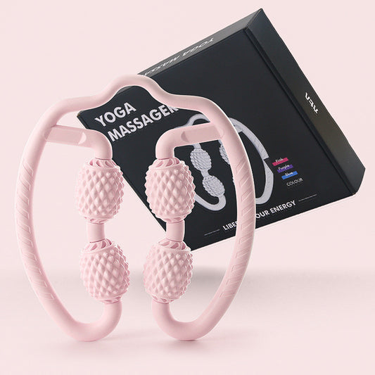 Yoga Massage Circular Clip Small Leg Massager Sports Gym From House Pink