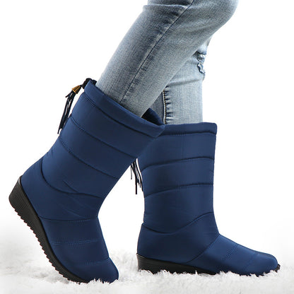 Waterproof snow boots Women DealSniper.net Blue 35