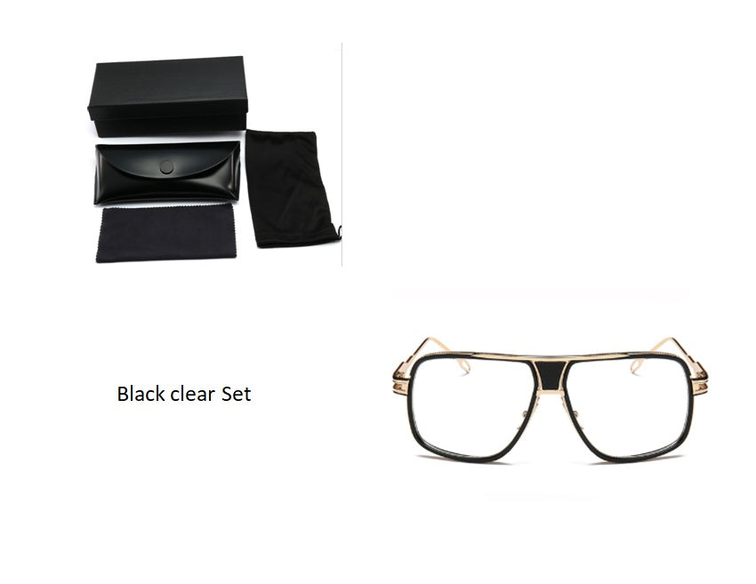 Sunglasses Men Brand Designer Sun Glasses Driving Oculos Men DealSniper.net Brown set