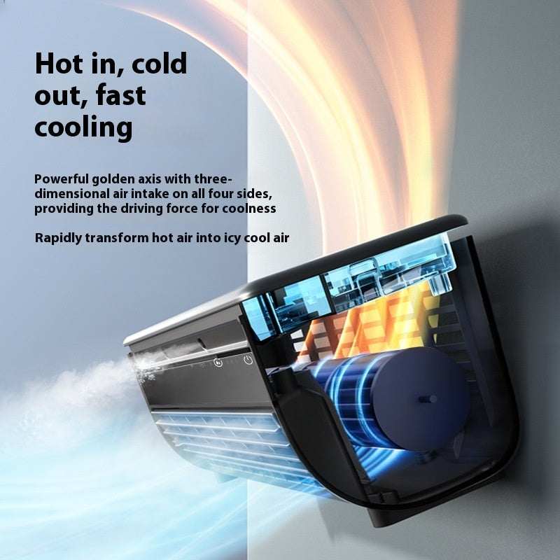 Refrigeration Wall Hanging Rechargeable Fan Household Stand Remote Control House DealSniper.net