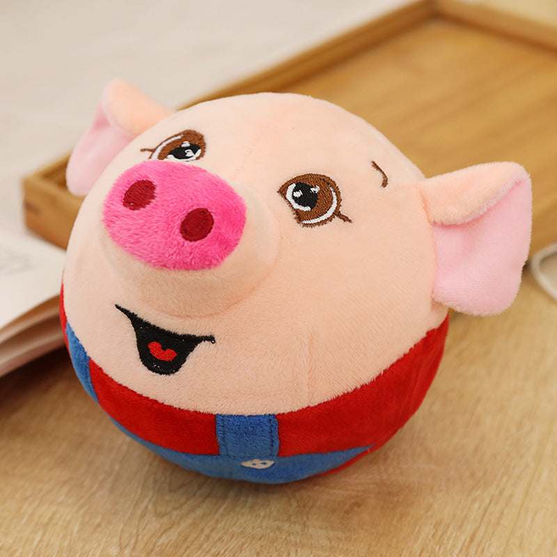 USB Rechargeable Pig Jumping Ball Bread Singing Recording Pets dealsniper-net 1 Bluetooth