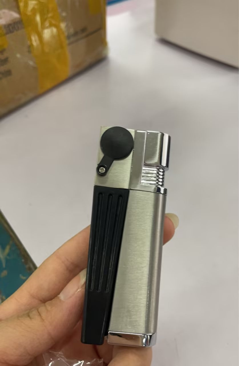 Portable Foldable Mini Pipe Dual Purpose Metal Cap Lighter Gadgets DealSniper.net