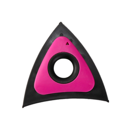 Triangle Electrostatic Dog Hair Cleaner Carpet Scraper Pets Gym From House Red Color box
