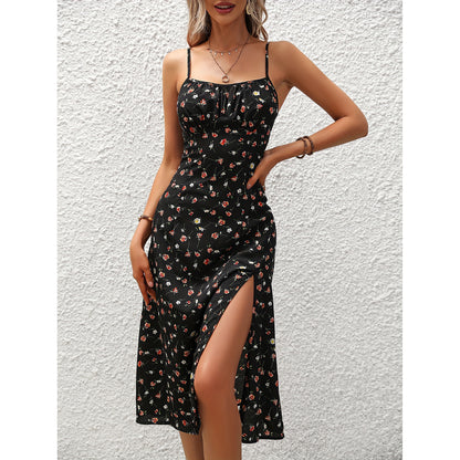 Trendy Women's Dress Summer New Style Cross-Border Women Gym From House Black L
