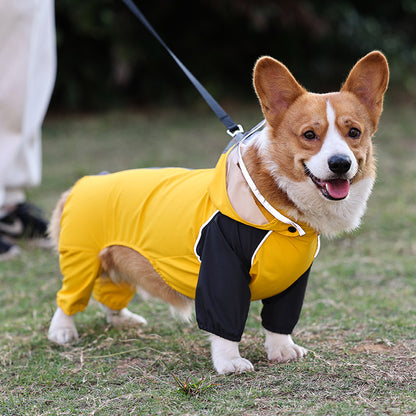Pet All-inclusive Waterproof Dog Poncho Pets Gym From House
