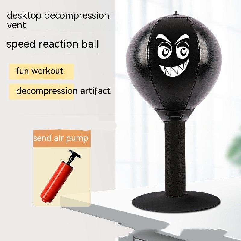 Children's Desktop Boxing Speed Ball Kids DealSniper.net Black Standard