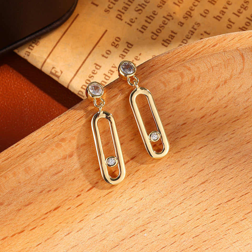 Cross-Border Classic Square-Shaped Light Luxury High-End Necklace Jewelry Gym From House