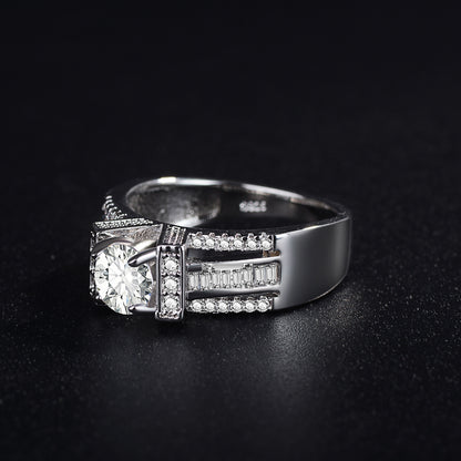 Diamond zircon geometric vintage jewelry ring ring female Jewelry dealsniper-net