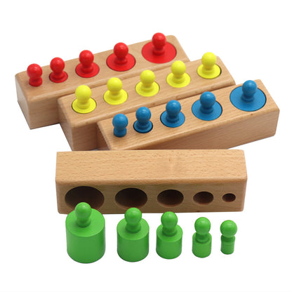 Montessori kindergarten early education toy building blocks Kids DealSniper.net