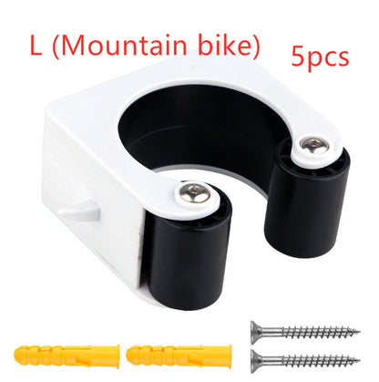 Creative Parking Rack Bicycle Parking Buckle Outdoor dealsniper-net Black Mountain bike 5pcs