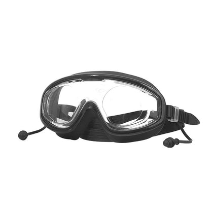 Swimming Goggles Large Frame Anti-fog HD Glasses Sports DealSniper.net