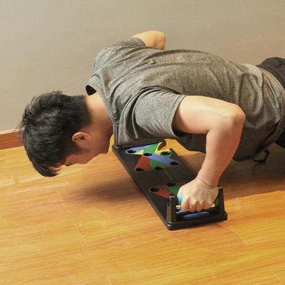 Power Press Push Up Board Nine System Sports Gym From House