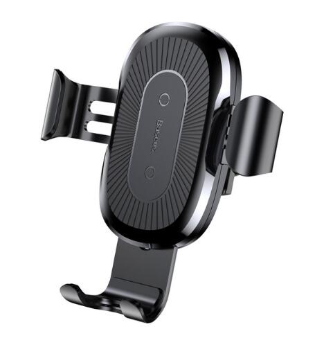 Gravity Bracket Wireless Charging Car Two-in-one Charger Gadgets Gym From House black