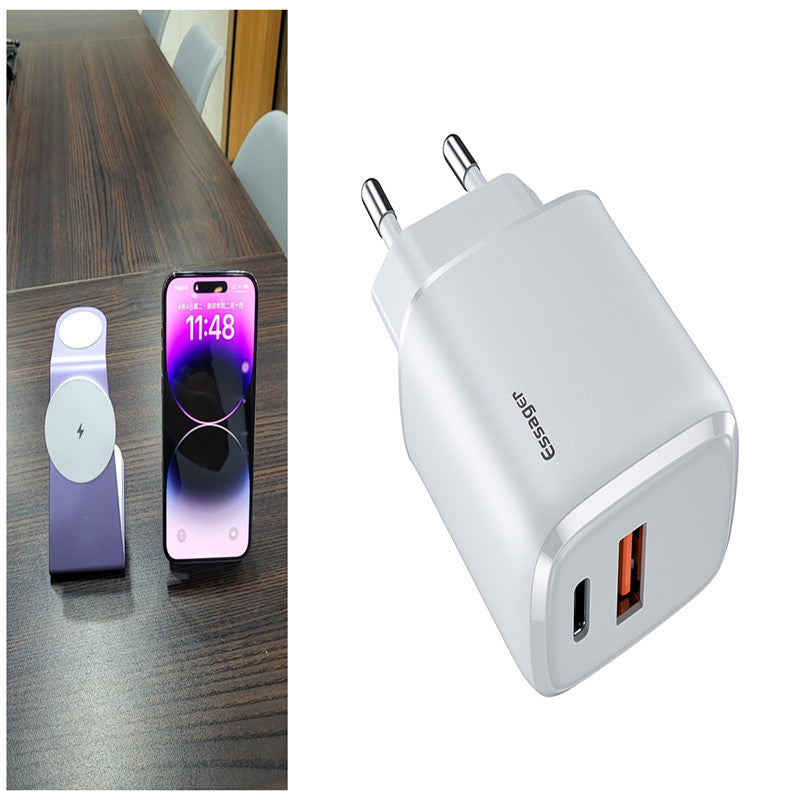 Three-in-one Magnetic Wireless Charger Gadgets Gym From House Purple set