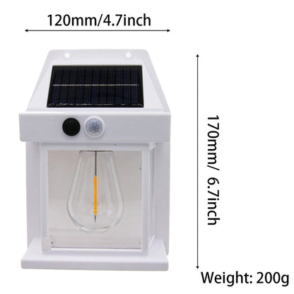 Outdoor Solar Wall Lamp Waterproof Tungsten Lamp Induction Outdoor DealSniper.net