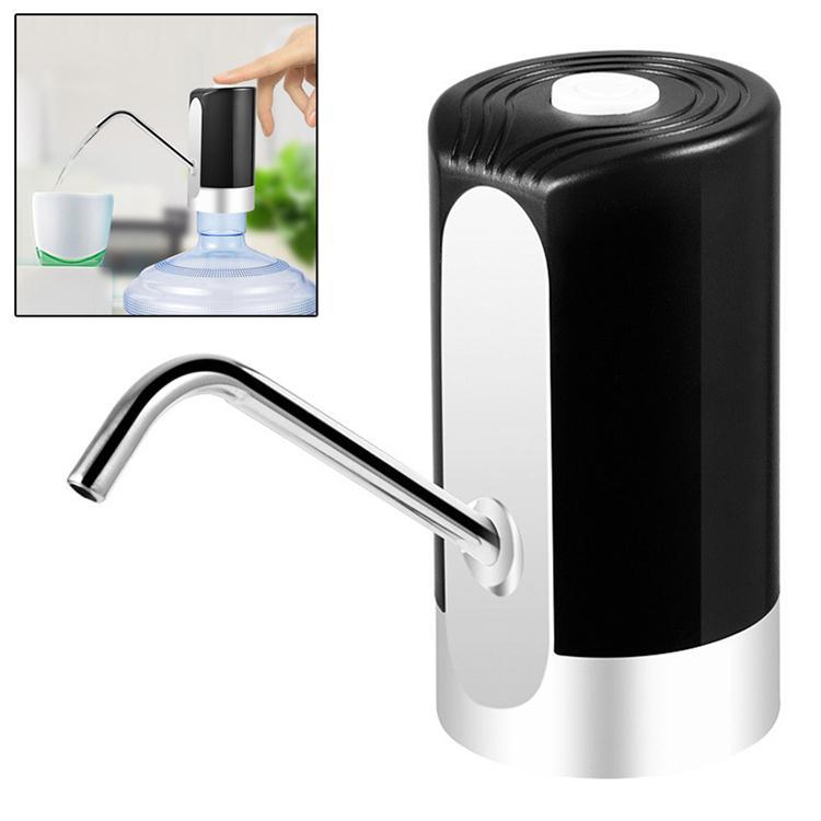 Automatic Electric Drinking Water Bottle Pumps Kitchen dealsniper-net Black B