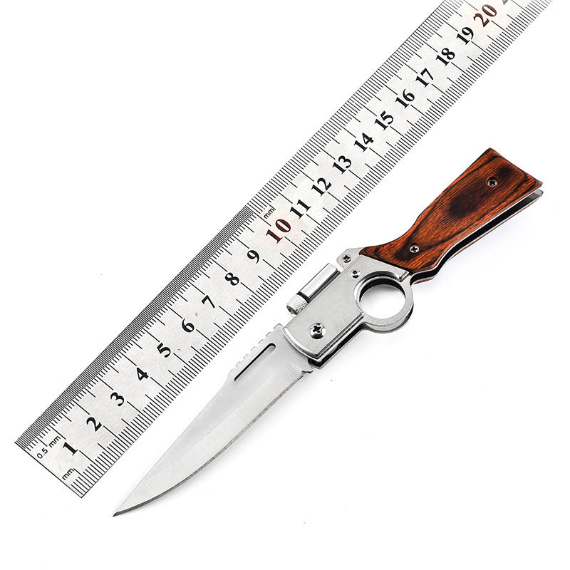 Folding Multifunctional Outdoor Multi-stainless Steel A Self-defense Tactical Knife Kitchen DealSniper.net