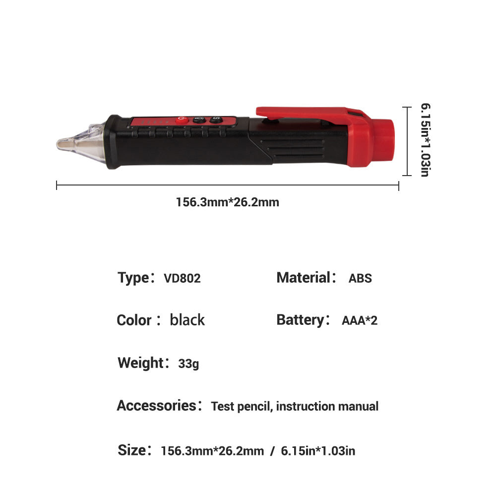 Multifunctional test pencil