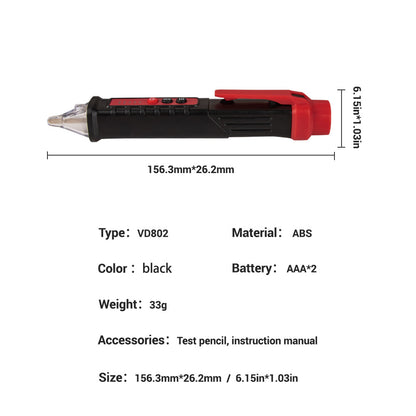 Multifunctional test pencil