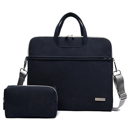 PU Leather Women Laptop Bag Notebook Carrying Case Electronics dealsniper-net Black 13.3inch