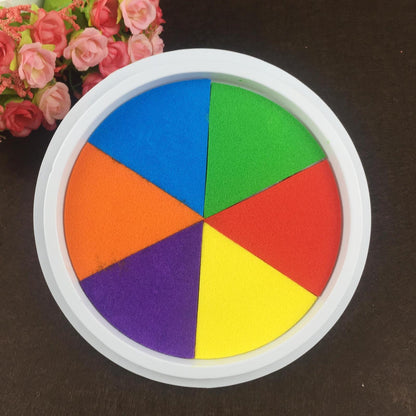 New Hot Selling Kindergarten Finger Print Mud Non-toxic Washable Pigment Kids DealSniper.net Color