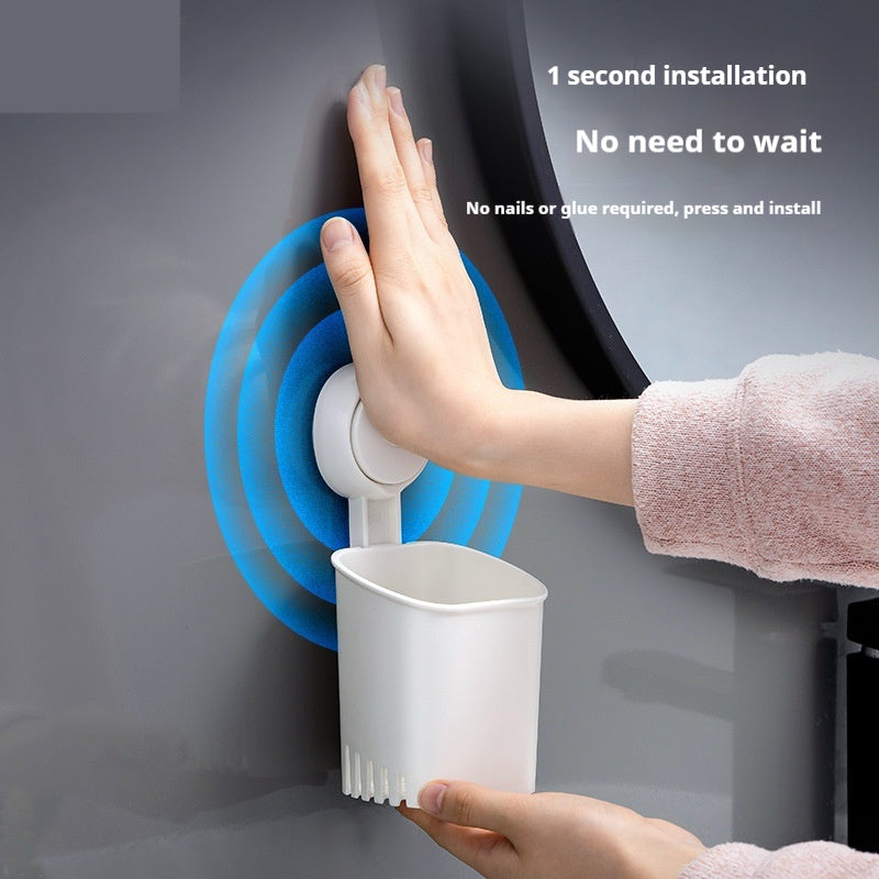 Toilet Toothbrush Wall-mounted Suction Cup House DealSniper.net