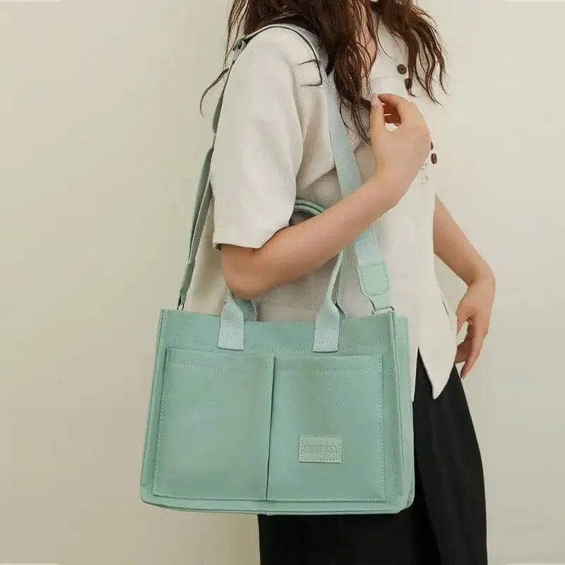 Casual Daily Canvas Tote Shoulder Bags Women Women DealSniper.net