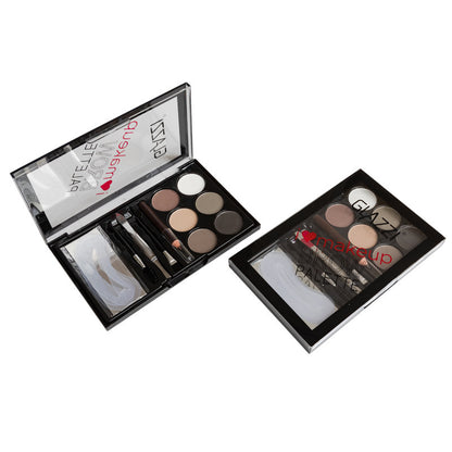 Natural Brown Eyebrow Powder Palette Eye Contour Enhancers Beauty DealSniper.net