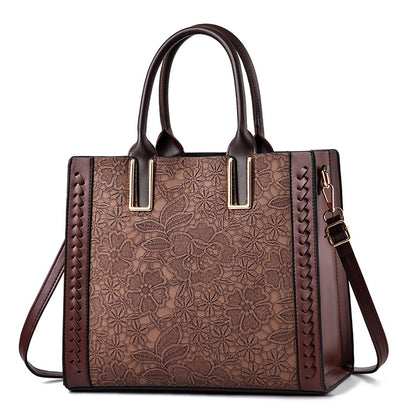 Ladies New Simple Elegant Shoulder Bag House Gym From House Brown